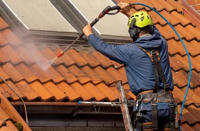 Démoussage et hydrofuge de toiture à Anjoutey